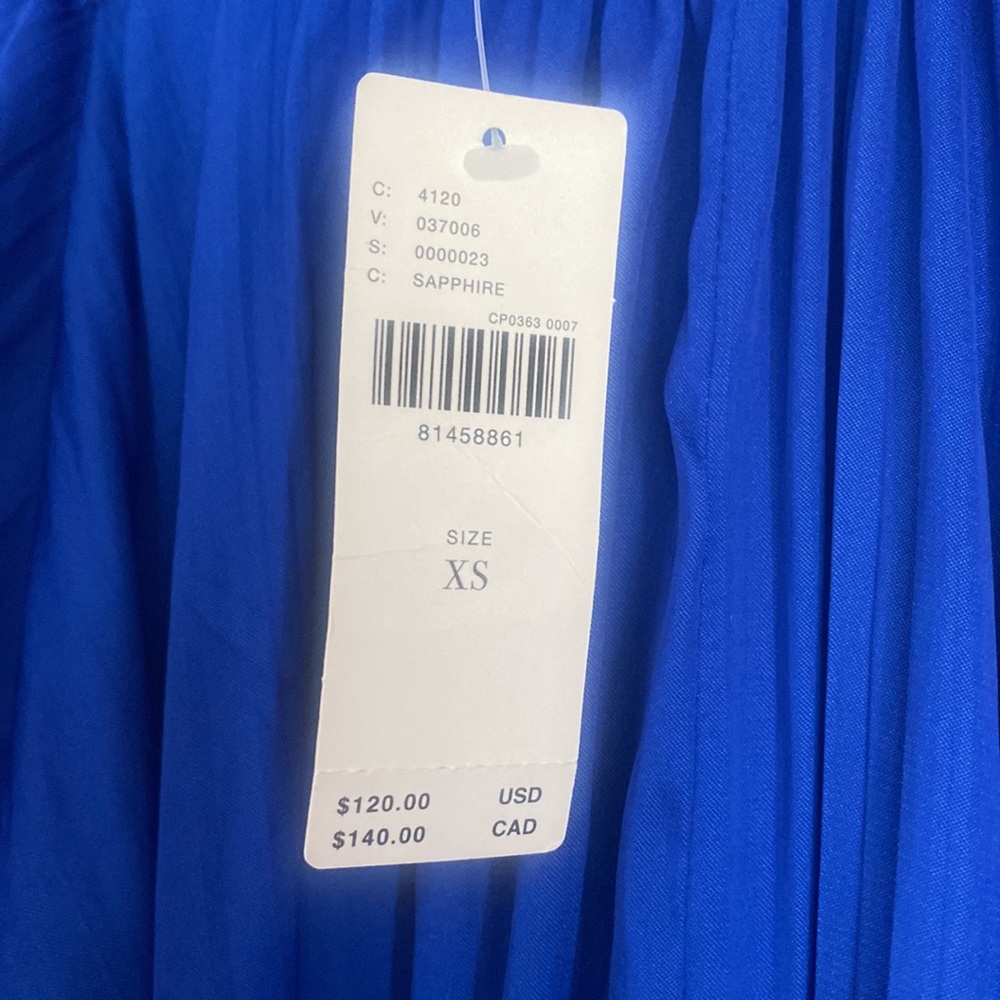 Anthropologie Midi Skirt in Sapphire Blue, XS - Picture 3 of 3